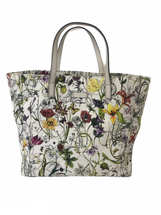 GUCCI Flower Pattern Tote Bag Shoulder Bag Multicolore 282439