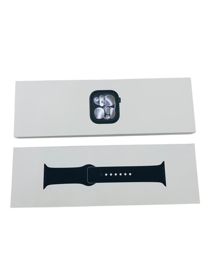 Apple Watch Series 11 42mm GPS Jet Black Case w Black Sport Band