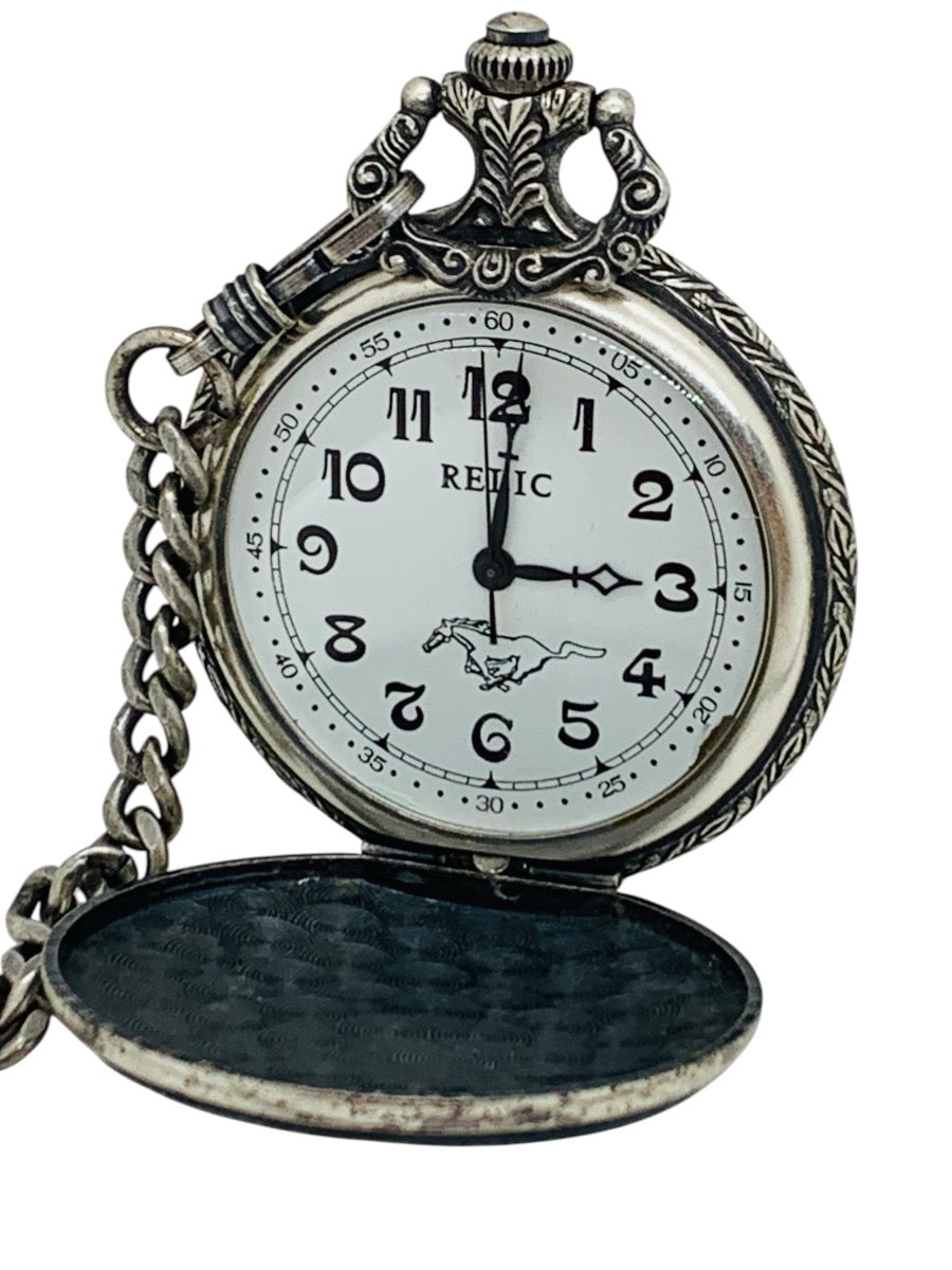 Relic 1964 1/2 Ford Mustang Pocket Watch Quartz (Made by Fossil)