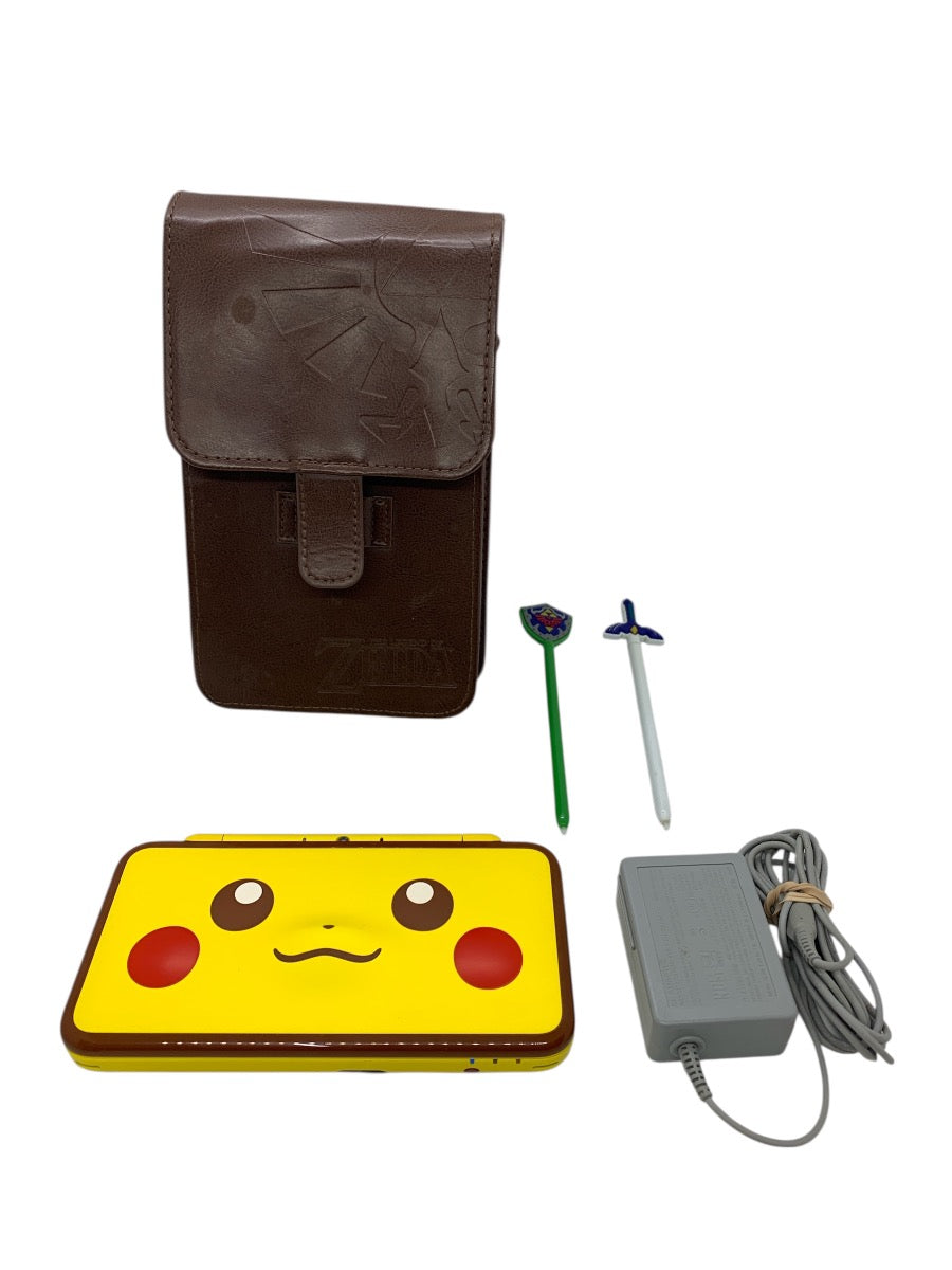 Nintendo Pikachu Edition 2DS XL Jan-001 Yellow w/ Zelda Case+Charger