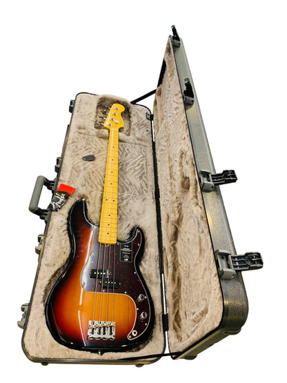 Fender American Precision II Electric Bass Guitar Sunburst