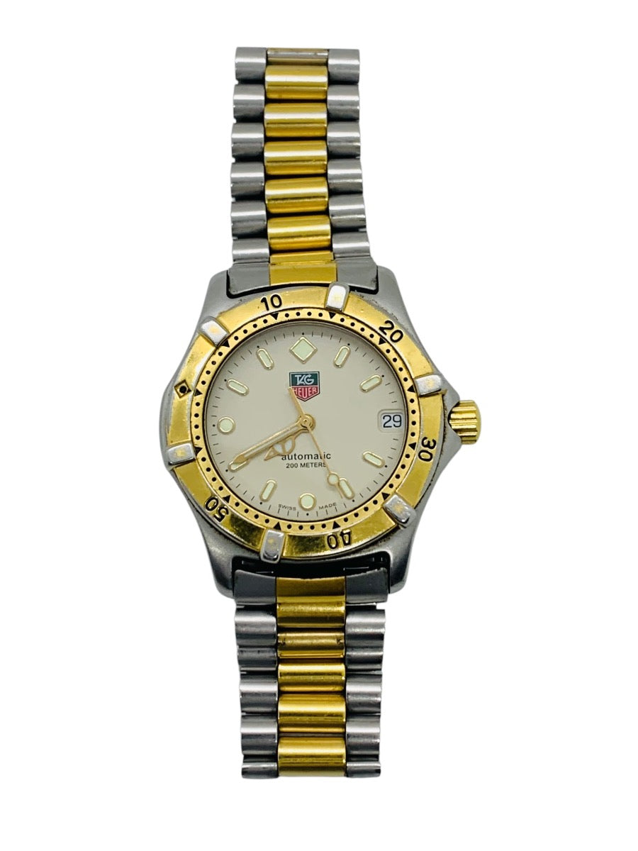 Vintage Tag Heuer Professional 2000 Automatic 665.713 Swiss Watch 34mm