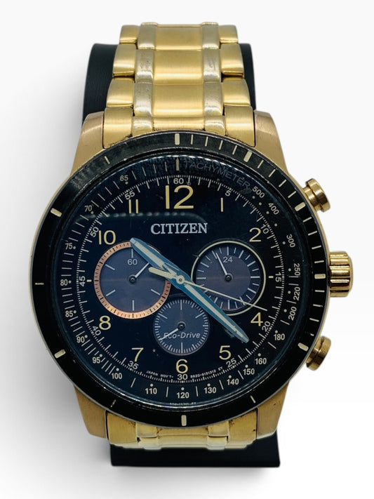 Citizen B620-S109469 Mechanical Automatic Watch 43.6mm Black Dial Gold