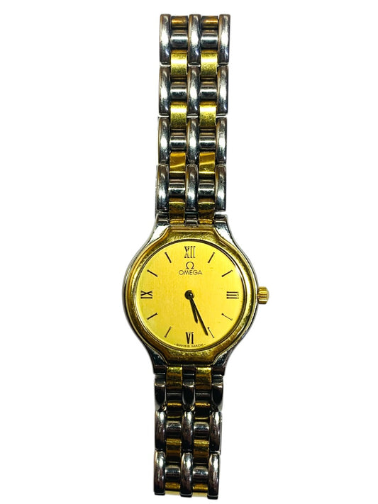 Omega De Ville Quartz Lady's Watch 18k S.Steel 23mm 2-Tone 4260.13.00 81LC450