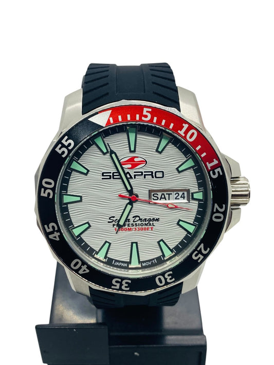 Seapro Men's Diver Limited Edition 1000 Meters Silver Dial Watch - SP8312