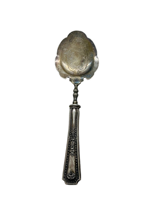 925 Sterling Silver Vintage Tea Caddy Spoon SSMC Sterling 92.3g