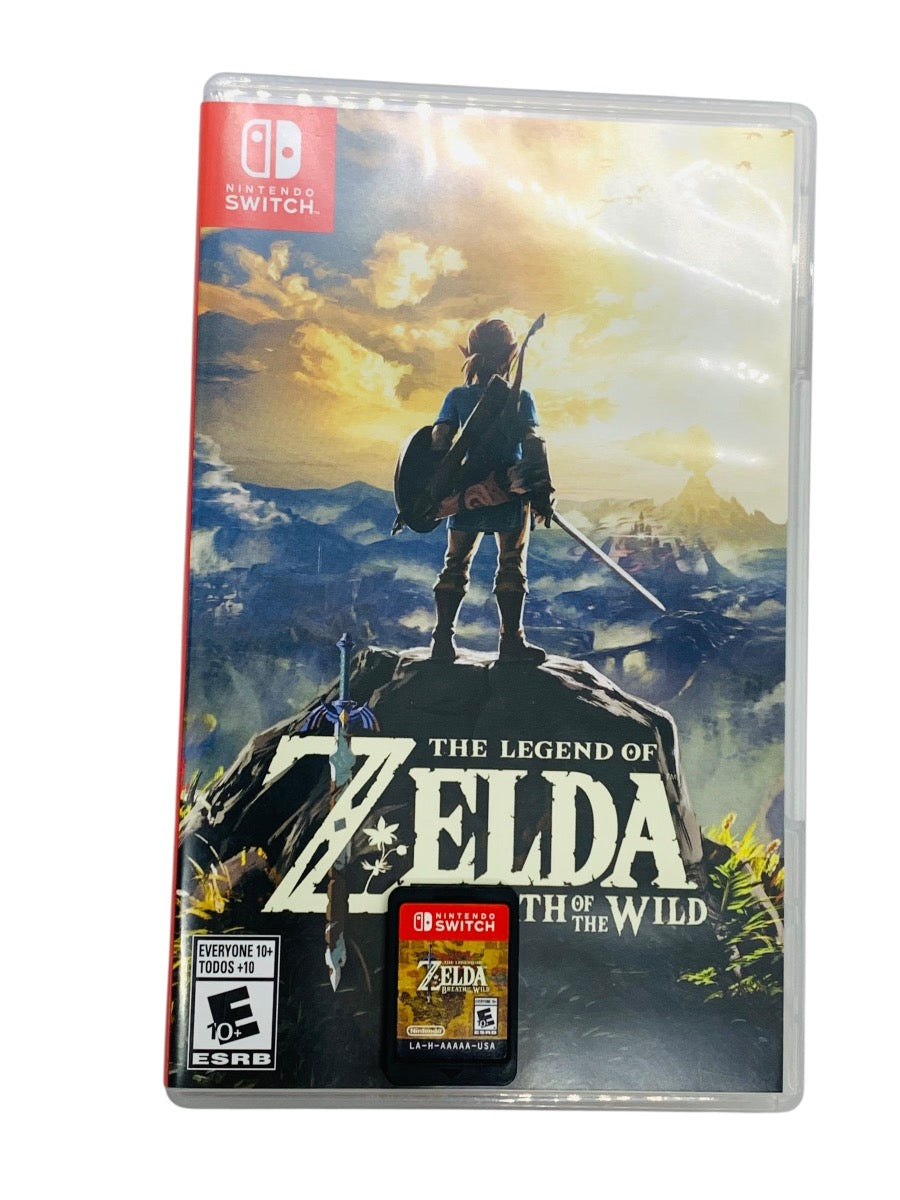The Legend Of Zelda Breath Of The Wild Nintendo Switch Game w/ Case