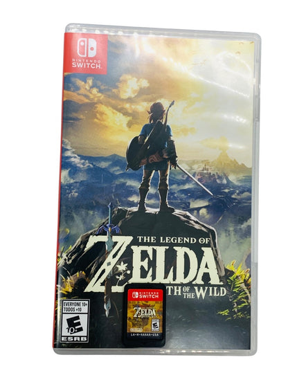The Legend Of Zelda Breath Of The Wild Nintendo Switch Game w/ Case