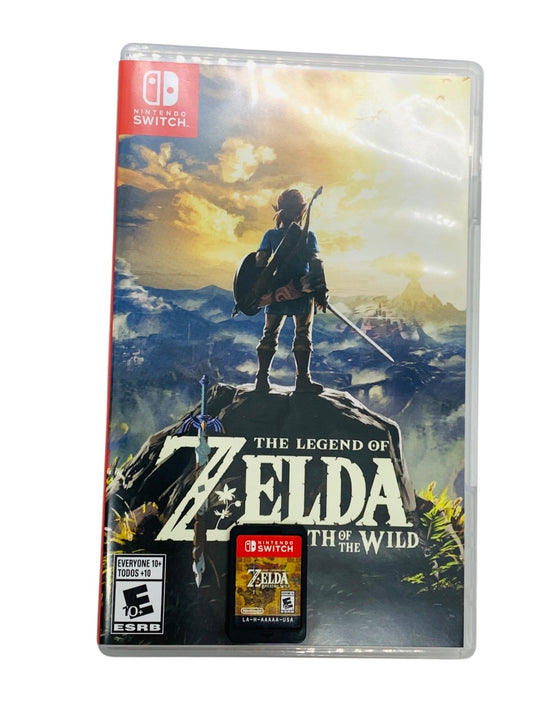 The Legend Of Zelda Breath Of The Wild Nintendo Switch Game w/ Case