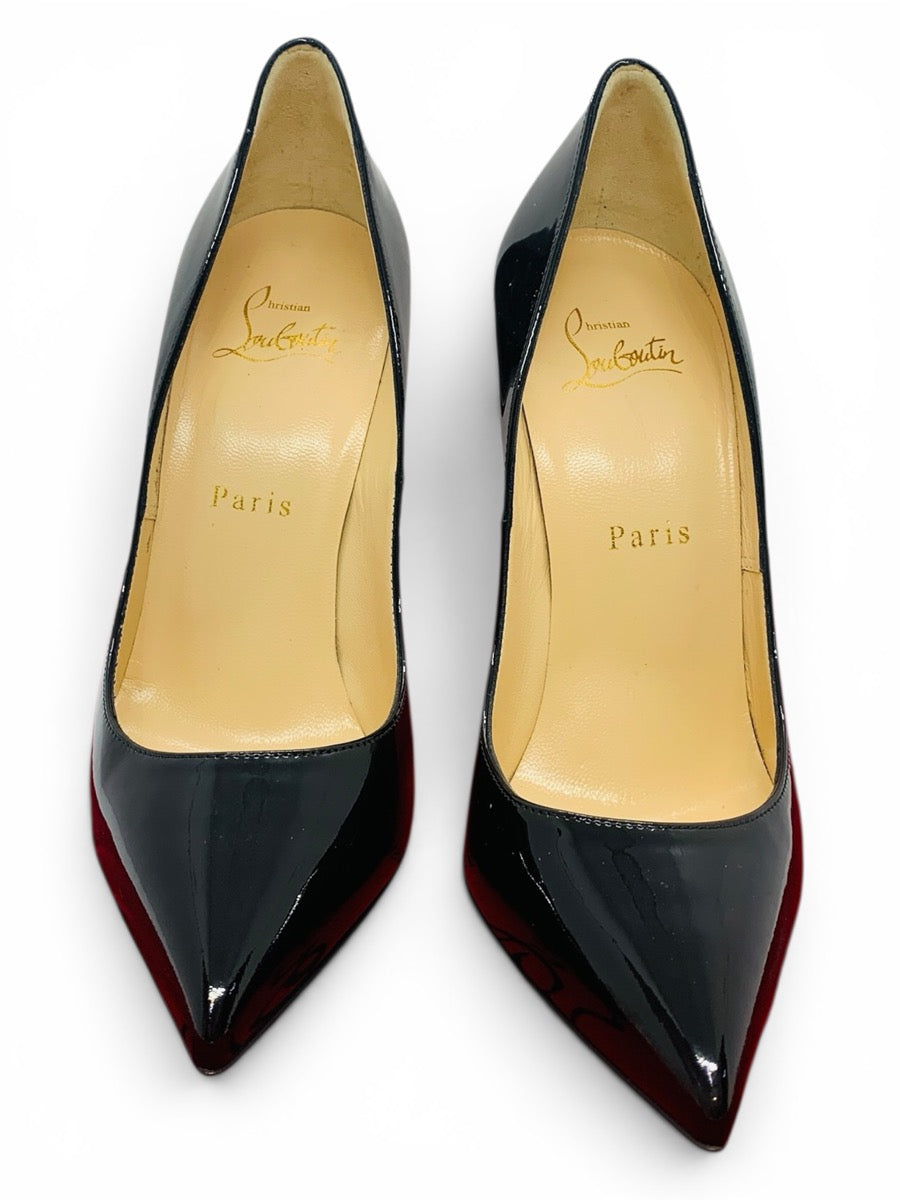 Christian Louboutin Black Pumps Red Bottom Womens Size 8