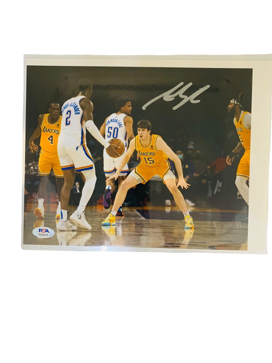 Autographed Austin Reaves Photo-PSA Graded (RG48479) -Lakers #15