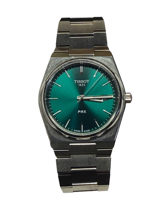 Tissot PRX 40mm T137.410.11.091.00 Green Dial Quartz Swiss Watch