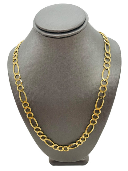 14K Yellow Gold Figaro Chain | Size 26 | 31g