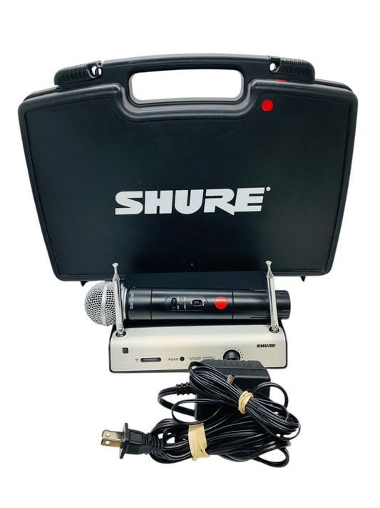 Shure VHF Diversity Receiver 182.200 MHz w/ Shure SM58 Microphone
