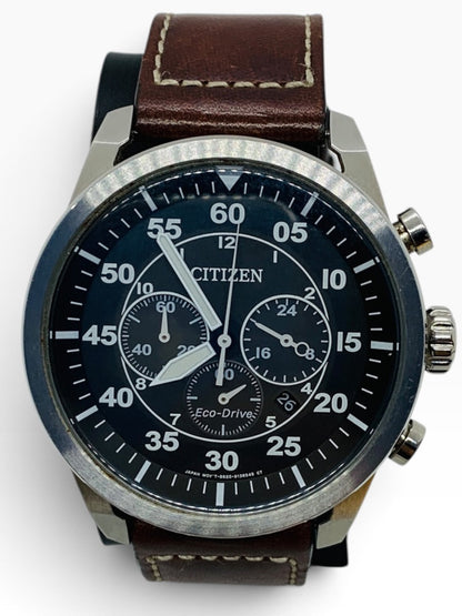 Citizen Aviator Chronograph Eco-Drive Mens B620-S097240 44mm Automatic
