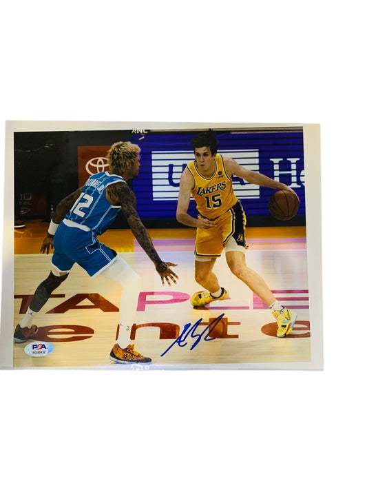 Autographed Austin Reaves Photo-PSA Graded (RG48432) -Lakers #15