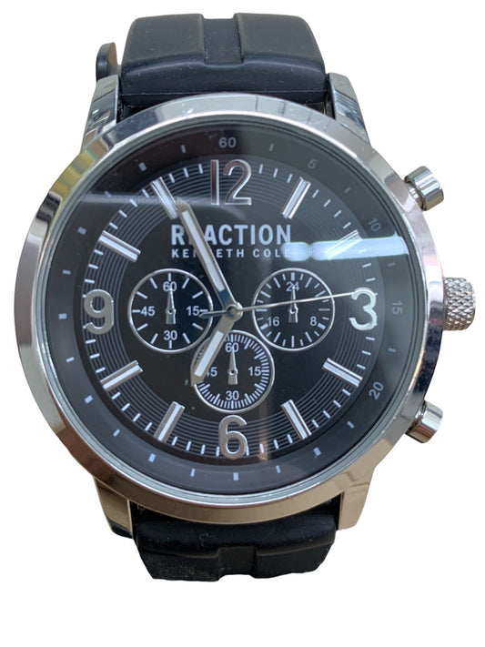 Kenneth Cole REACTION Black/Silver Chronograph