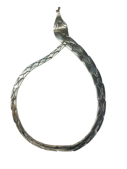 Mexican Sterling Silver .925 Snake Bracelet Mexico PF-79 90.6 Grams