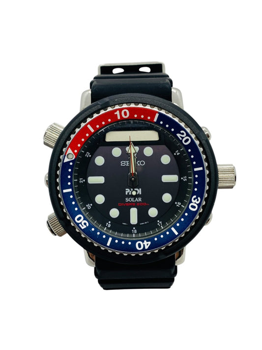 Seiko 47mm Propex Padi Solar Pepsi Special Edition Watch H851-00A0