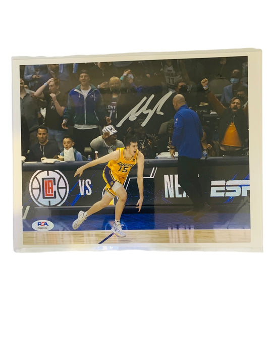 Autographed Austin Reaves Photo-PSA Graded (RG48514) -Lakers #15