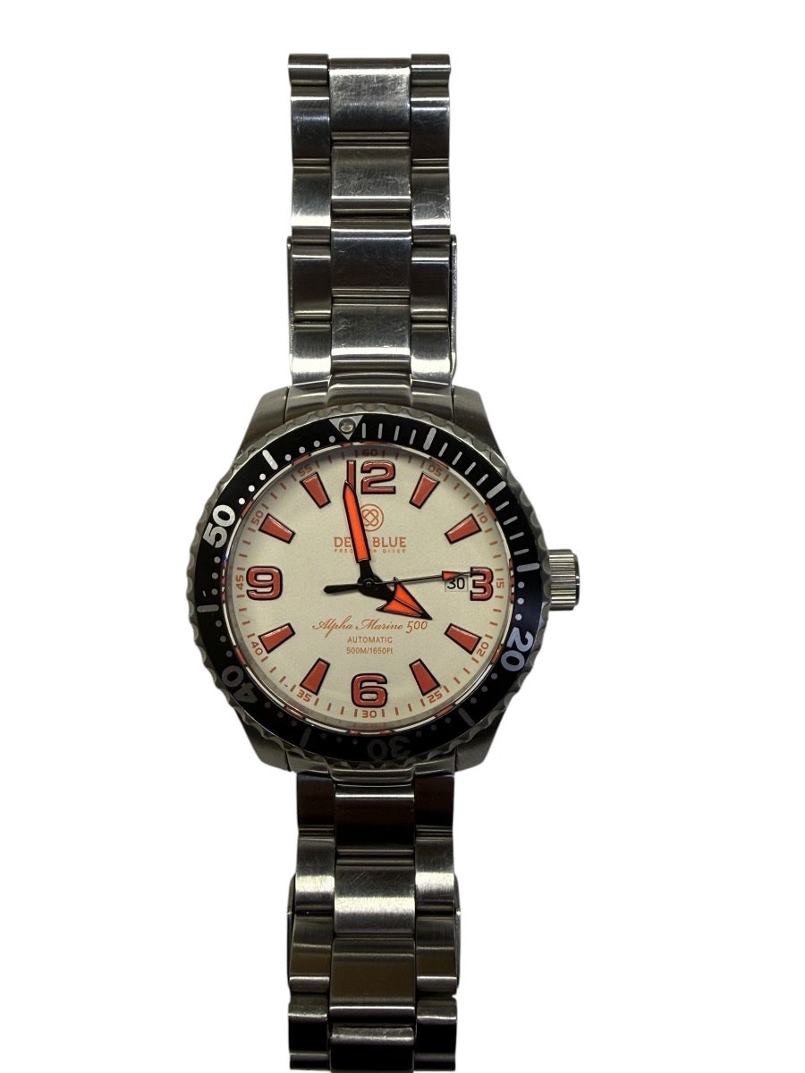 Deep Blue Alpha Marine 500 Men's Watch Automatic Stainless Steel