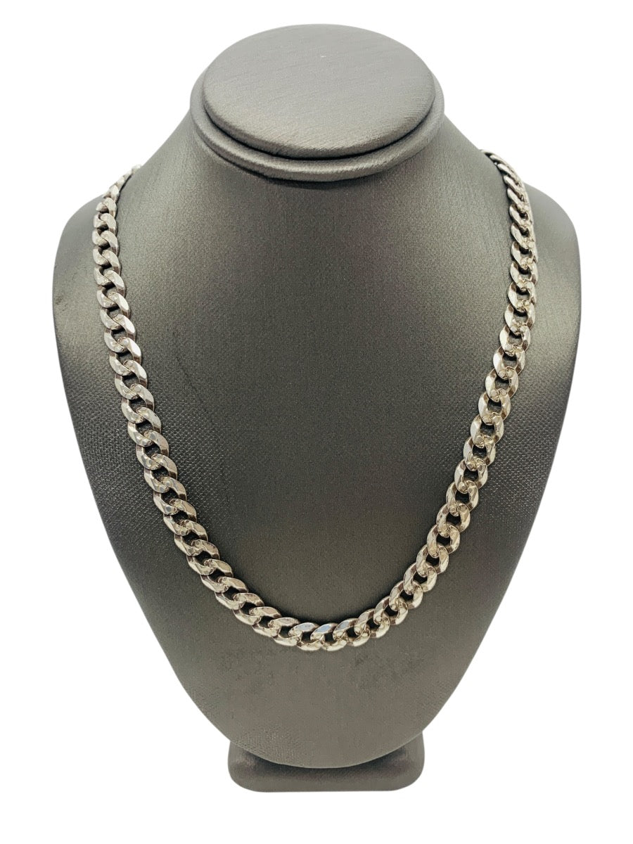.925 Sterling Silver Curb Chain 22in 6.1mm 41.3g