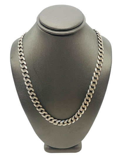 .925 Sterling Silver Curb Chain 22in 6.1mm 41.3g