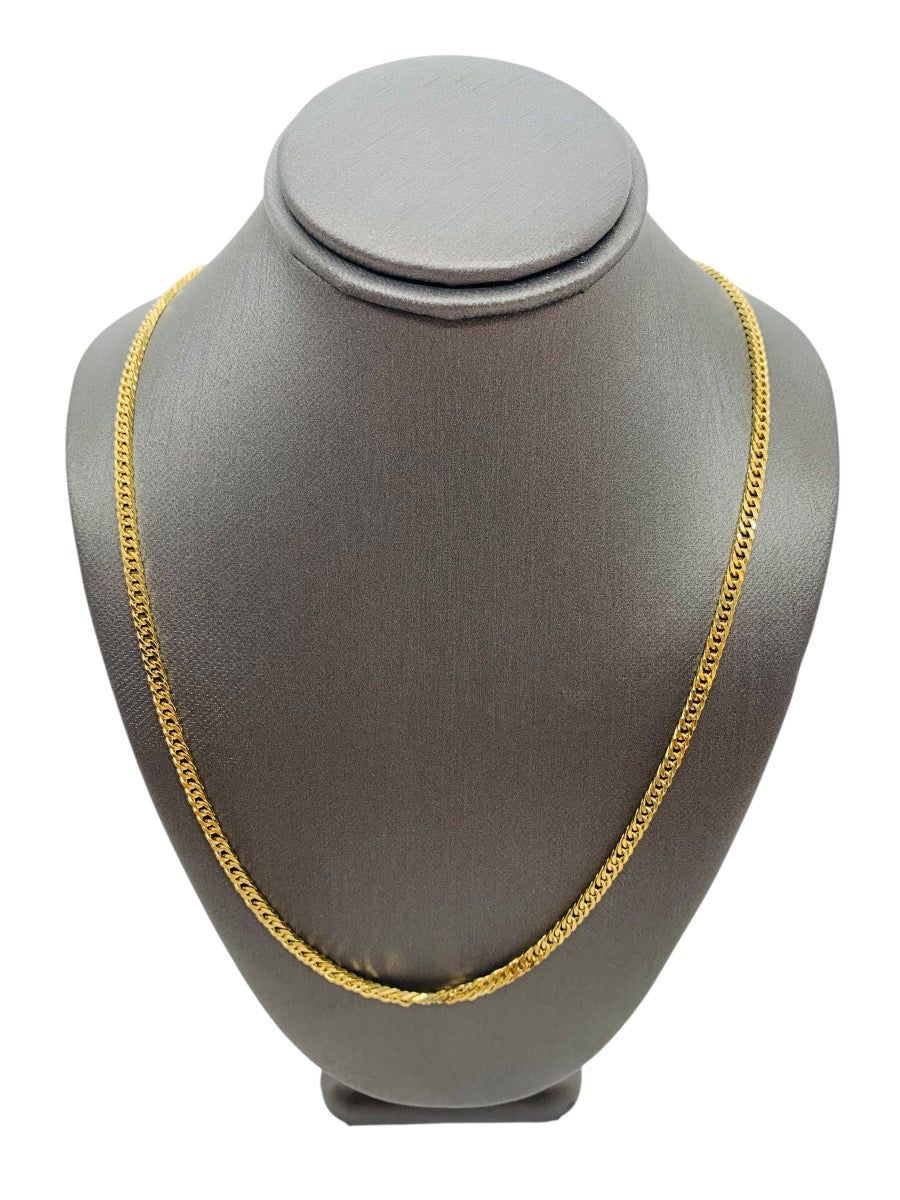 18K Yellow Gold Curb Chain | Size 19 | 13.2g