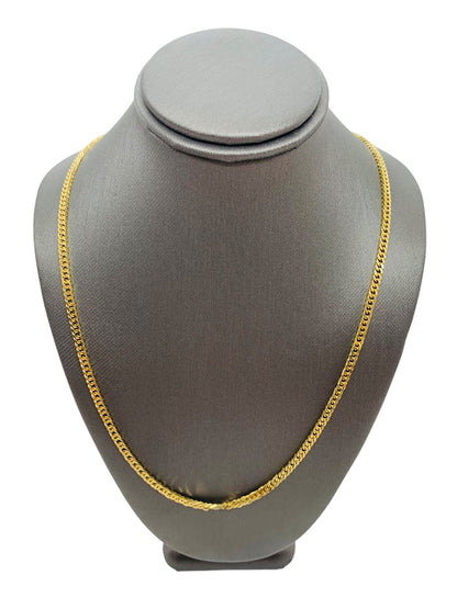 18K Yellow Gold Curb Chain | Size 19 | 13.2g