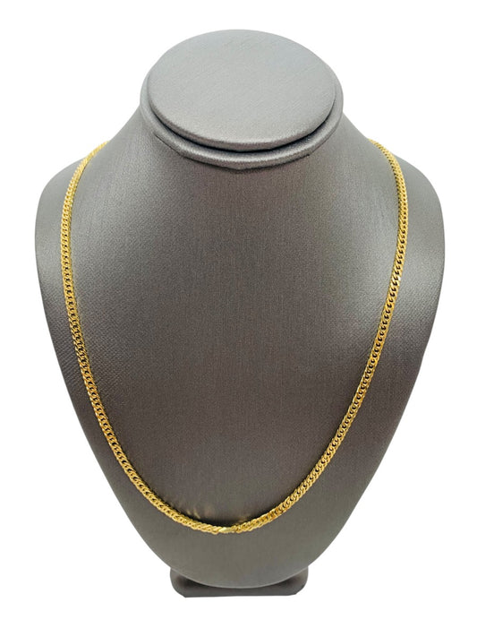 18K Yellow Gold Curb Chain | Size 19 | 13.2g