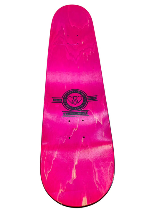 The Heart Supply Bam Margera Limited Edition Skateboard Deck 31 ¾ x 8