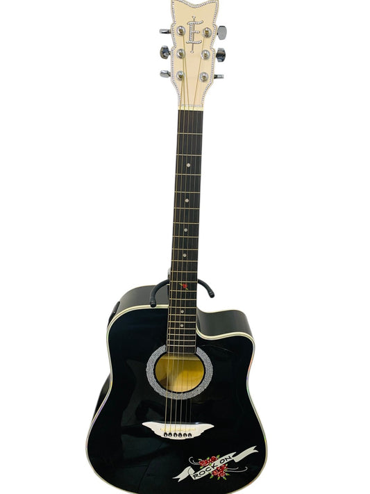 Esteban Crystal Heart "Rock-On" Limited Edition Acoustic/Electric Guitar
