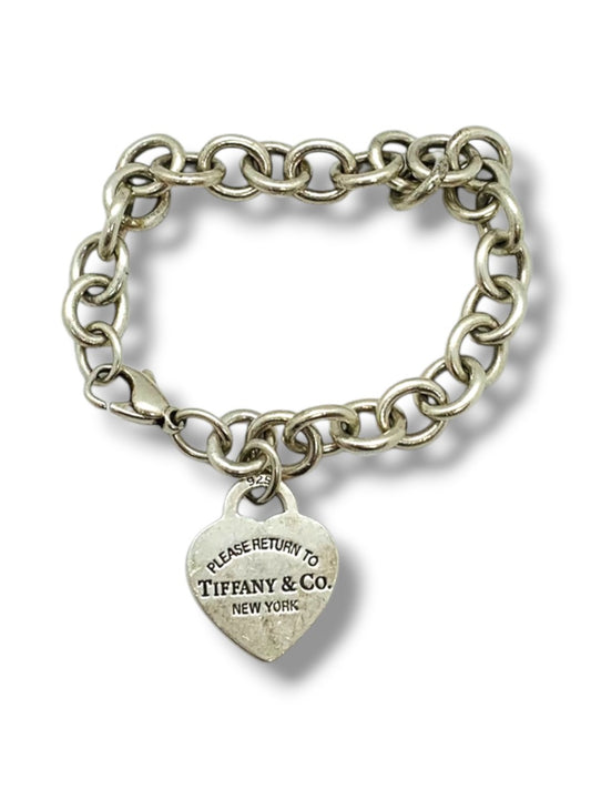 Tiffany & Co. "Retun to Tiffany" .925 Silver Charm Bracelet