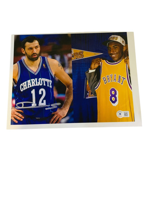 Autographed Vlade Divac Photo-Beckett (WW39817)