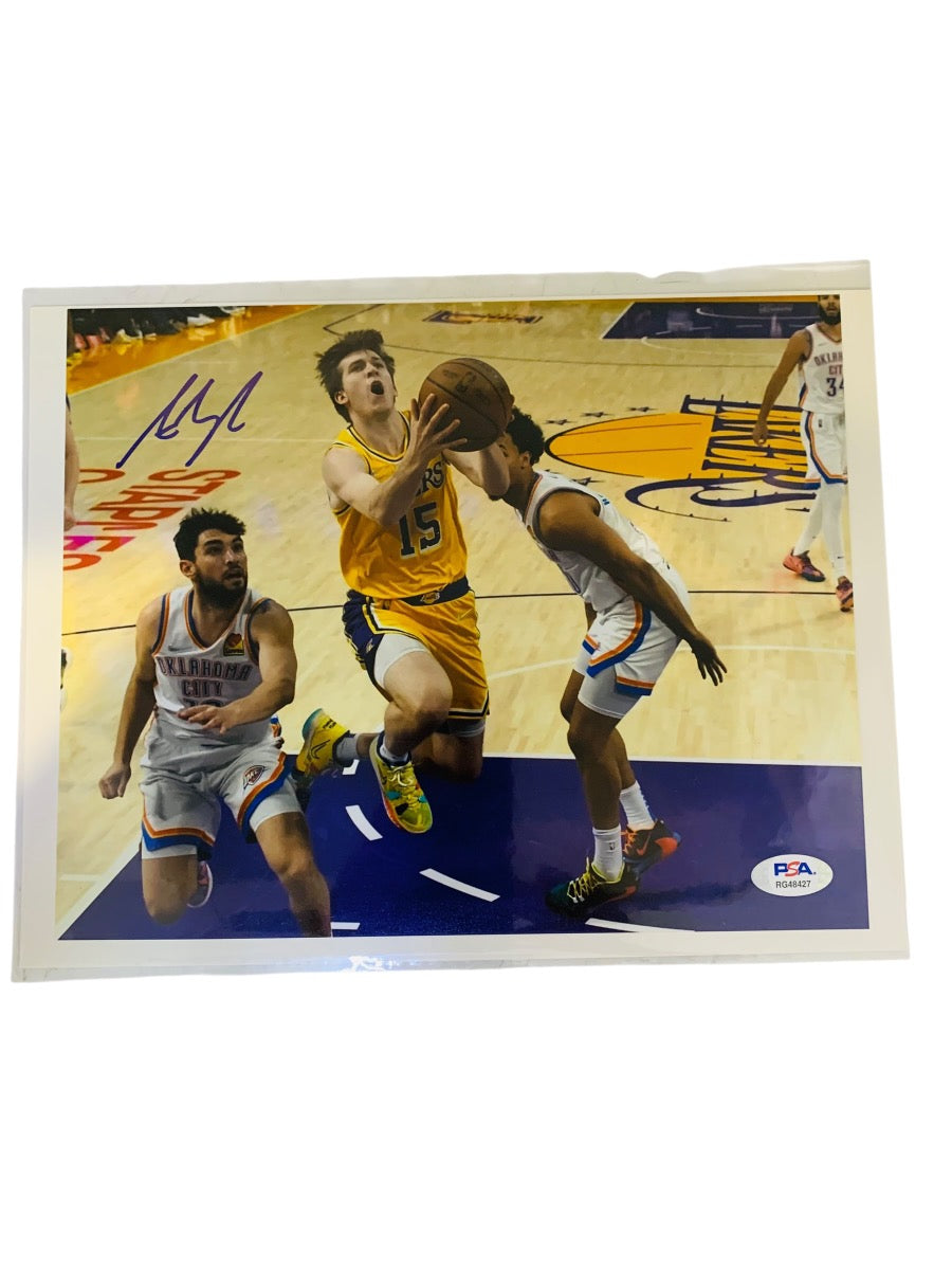 Autographed Austin Reaves Photo-PSA Graded (RG48427) -Lakers #15