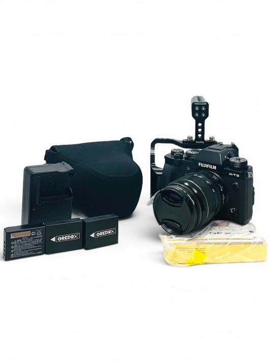 Fujifilm X-T3 Camera w/ 18-55mm Zoom Lens & Accessories (READ)