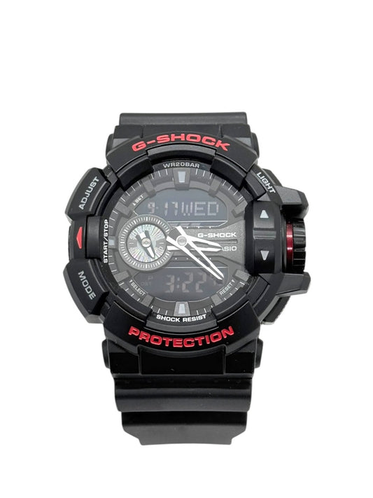 Casio G-Shock Analog Digital Black/Red Resin GA-400HR Mens Watch