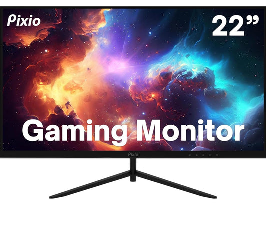 Pixio 22" 75hz Gaming Monitor 1080p Model PX222 New In Box