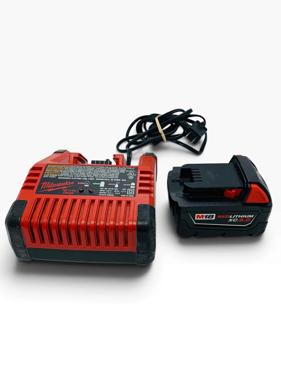 Milwaukee M18 RED LITHIUM XC3.0 Battery & Charger