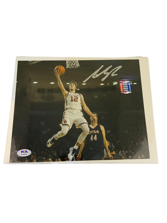 Autographed Austin Reaves Photo-PSA Graded (RG48484) -Oklahoma #12