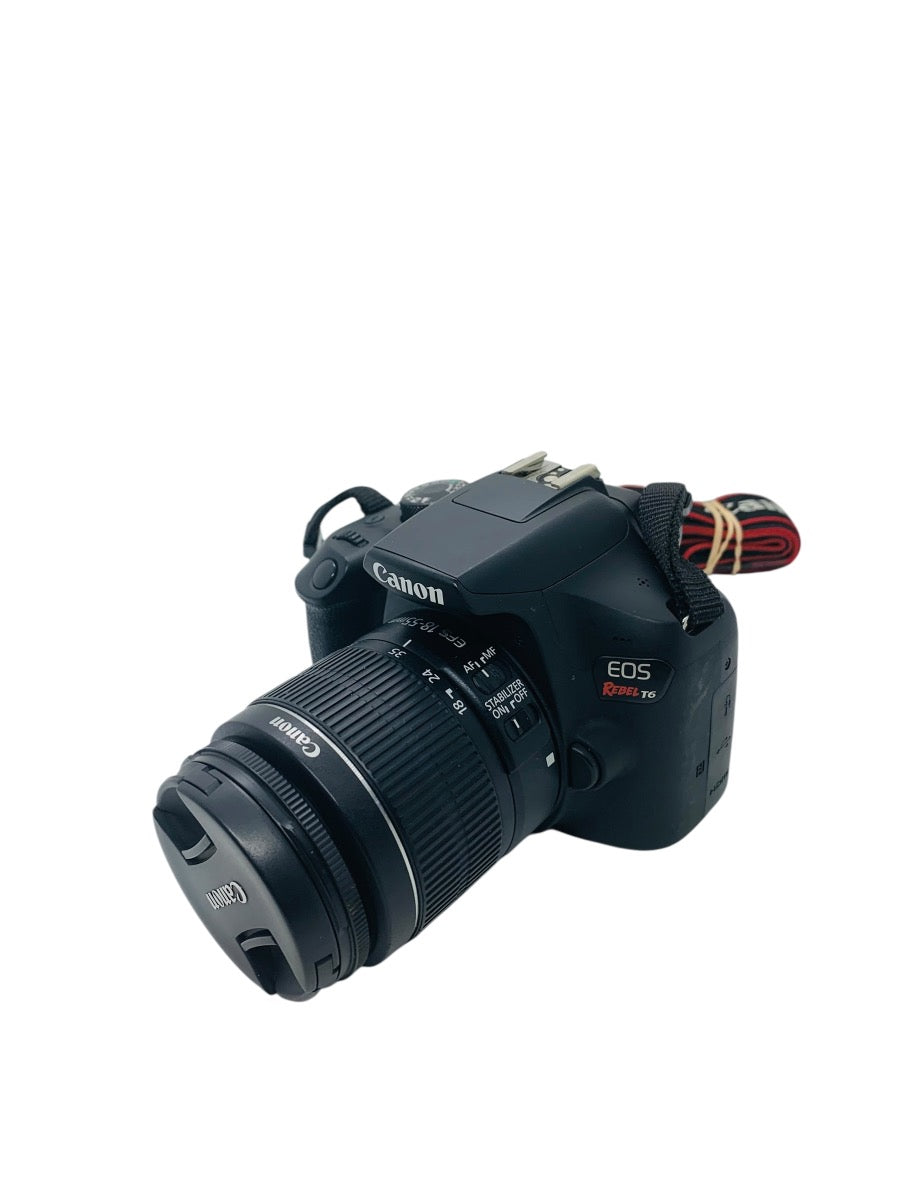 Canon EOS Rebel T6 Digital Camera w/ Canon EFS 18-55mm Lens