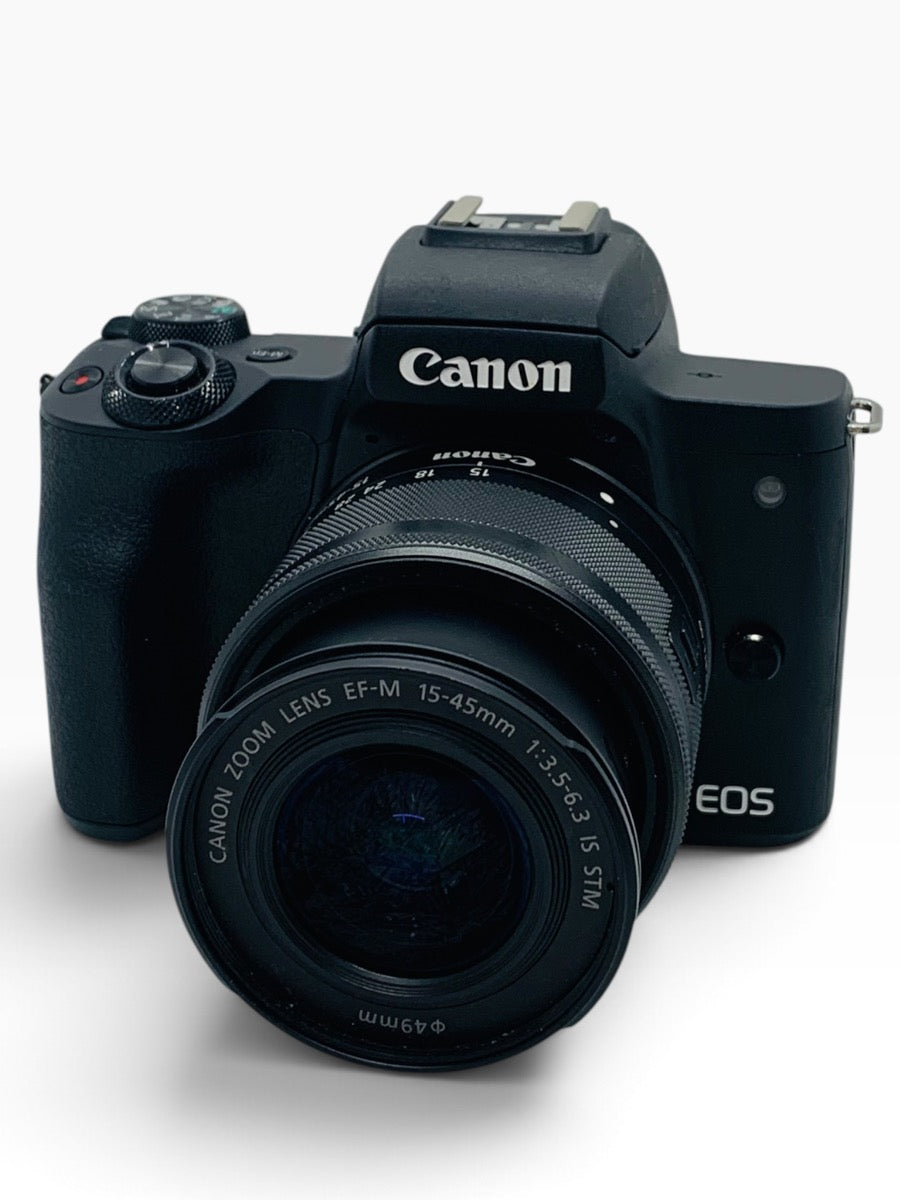 Canon EOS M50 15-45mm Kit Lens Mirrorless Camera + Battery/Charger