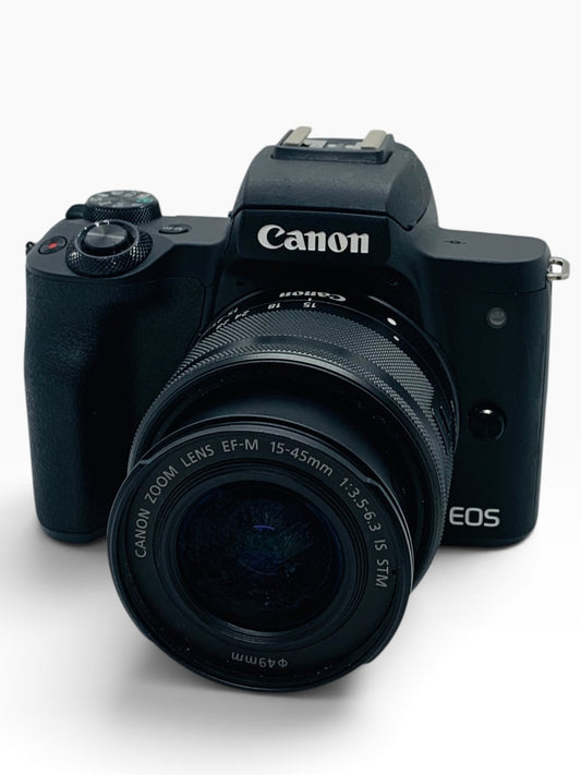 Canon EOS M50 15-45mm Kit Lens Mirrorless Camera + Battery/Charger