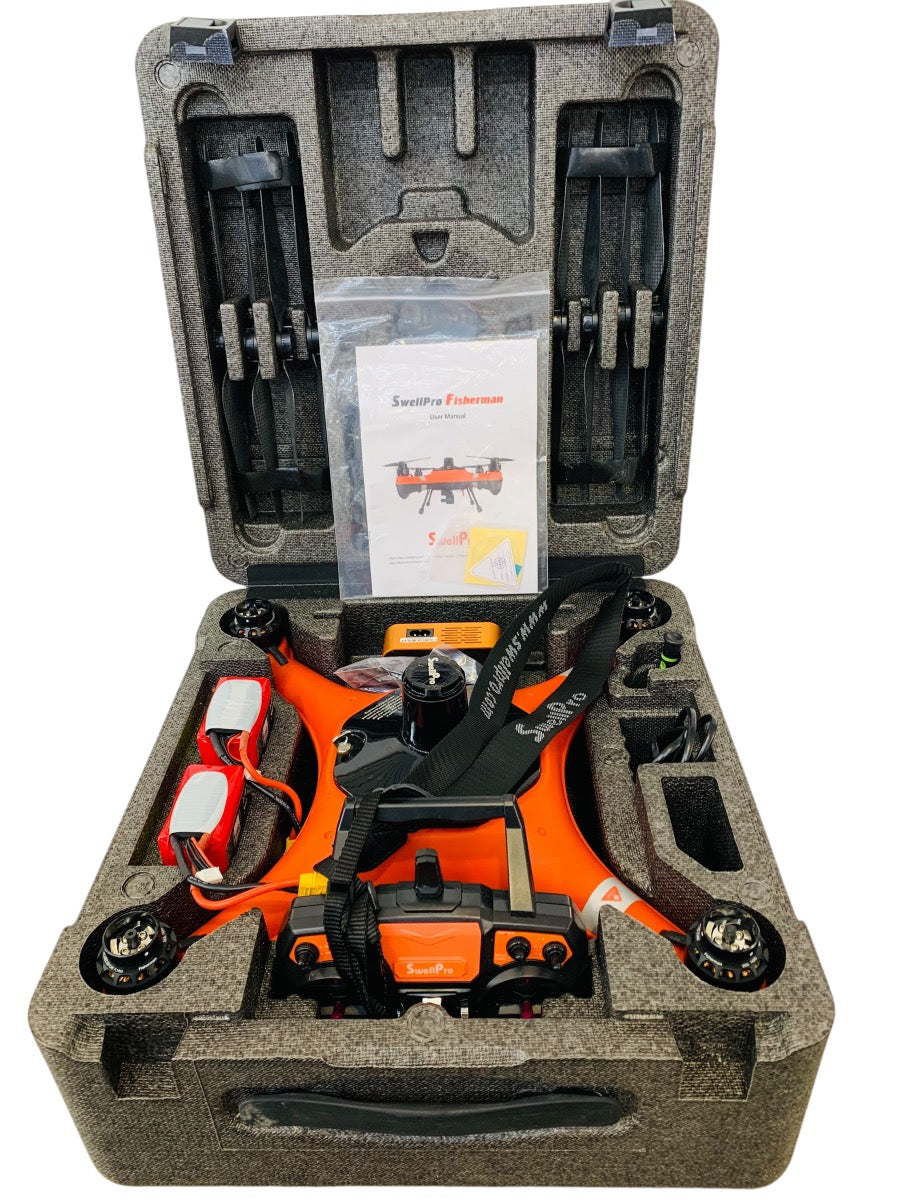 Swellpro FD1 Drone Fisherman Orange/Black 24.7 x 24.7 x 8.6 in