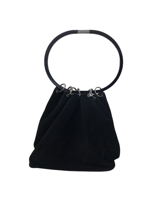 Gucci Black Suede Hoop Handbag