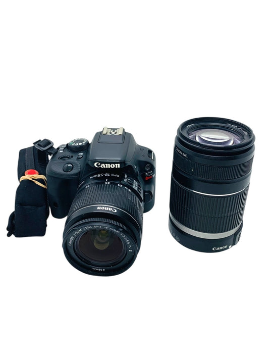 Canon EOS Rebel SL1 Digial Camera w/ Canon EF-S 55-250mm &18-55mm Lens