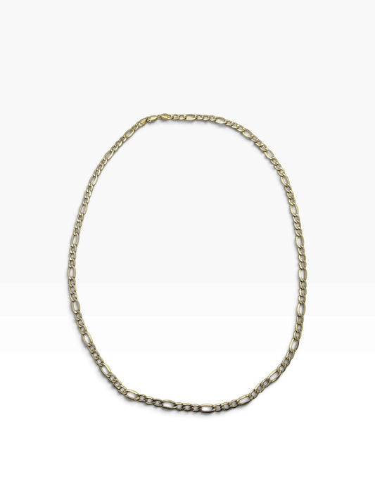 10K Yellow Gold Figaro Chain 5.8 Grams | 5mm Width | 24" Length