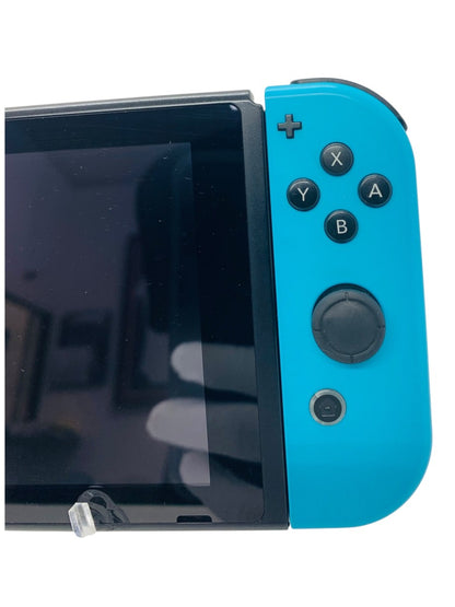 Nintendo Switch HAC-001 Blue/Red Joycons w/ Dock (No Cables)