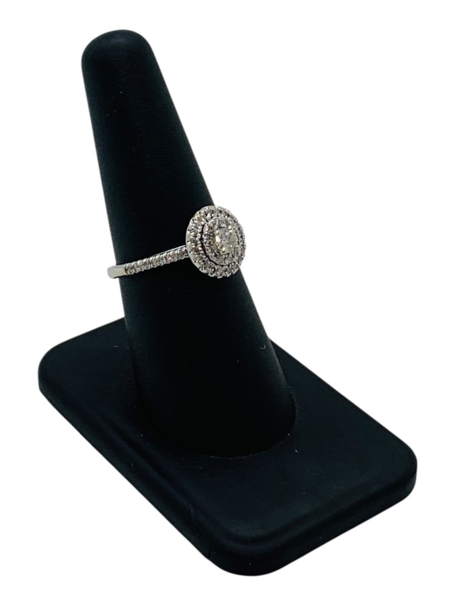 10K White Gold Diamond Ladies' Ring | Size 6.75 | 2.8g | 0.71 CTW