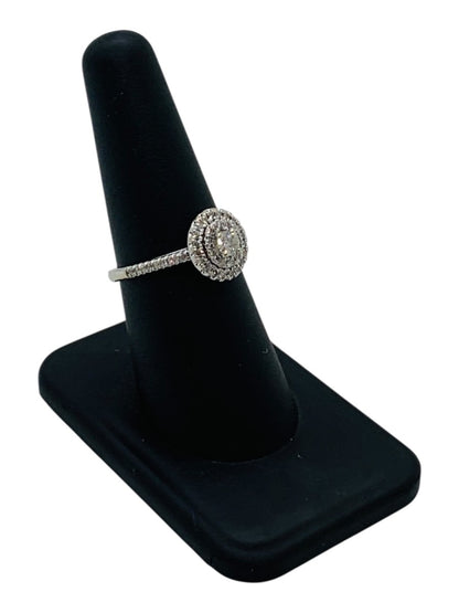 10K White Gold Diamond Ladies' Ring | Size 6.75 | 2.8g | 0.71 CTW